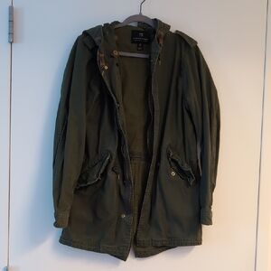Scotch & Soda Olive Hooded Jacket